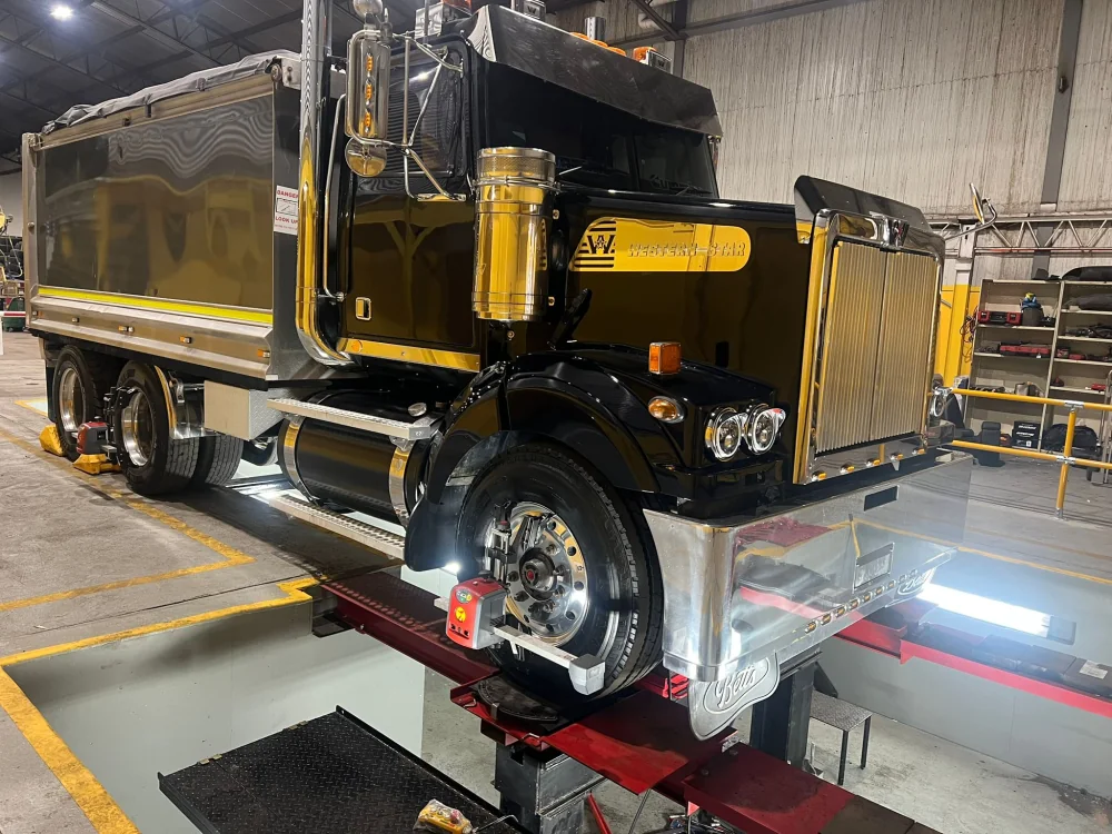 Wheel Alignment 2 Semi-truck wheel alignment Sydney